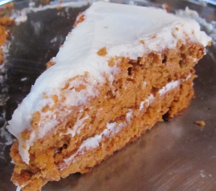 All that was left of my tomato soup cake. There was a reason that Sylvia Plath loved this cake.