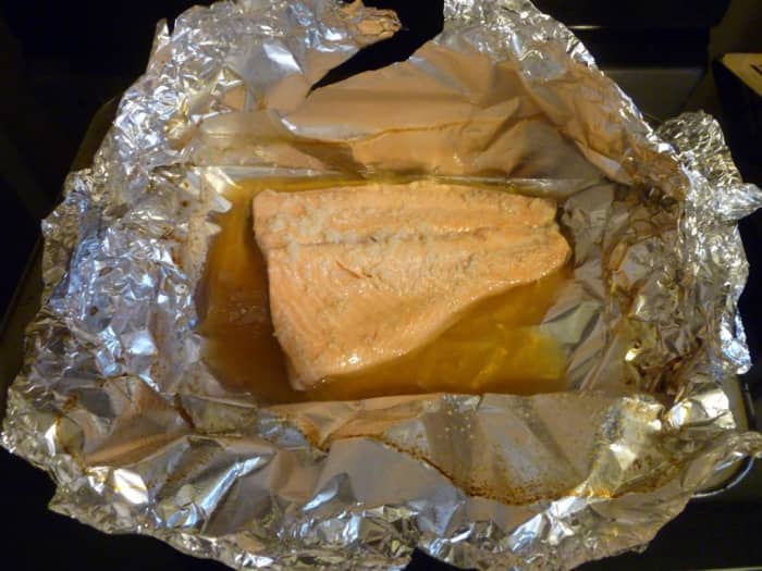 Your mouth will be watering when you catch the wonderful aroma of this barbecue trout poached in beer.