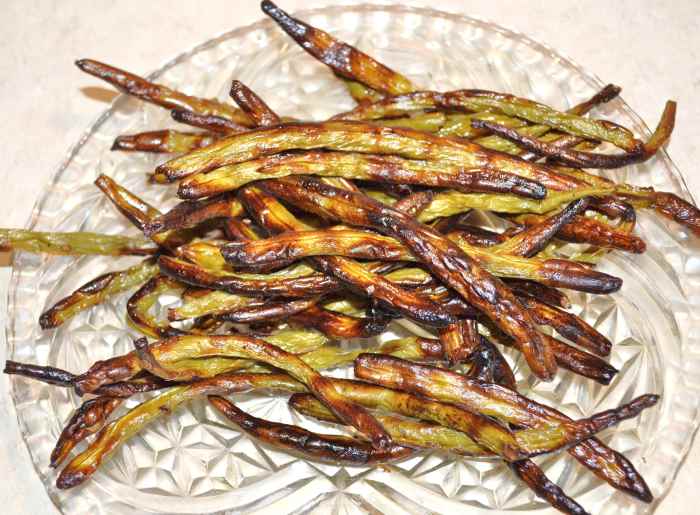 Vegan Green Bean Snack Crisps Recipe Delishably