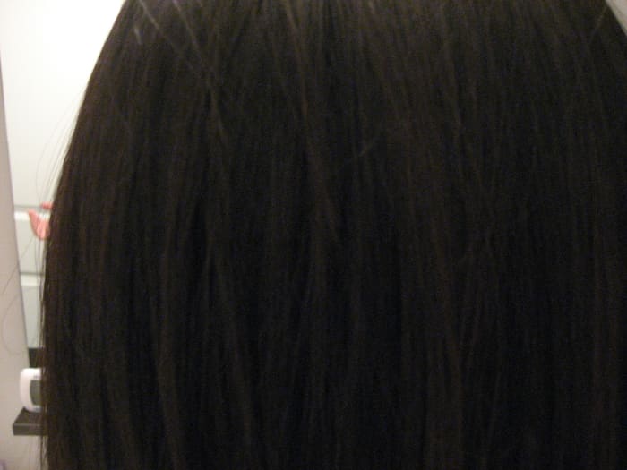 Before Picture WITHOUT Flash: Natural black