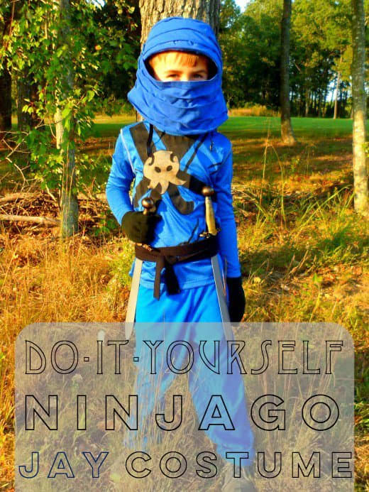 Learn how to make a homemade Ninjago Jay costume with these step-by-step instructions.