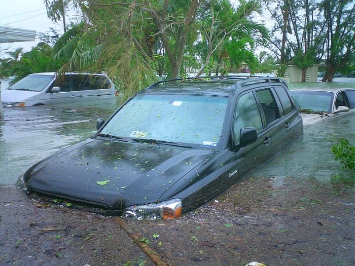 One potential drainage basin problem is flooding. Living too close to a river will guarantee you problems, unless you build on stilts or on relatively high ground.