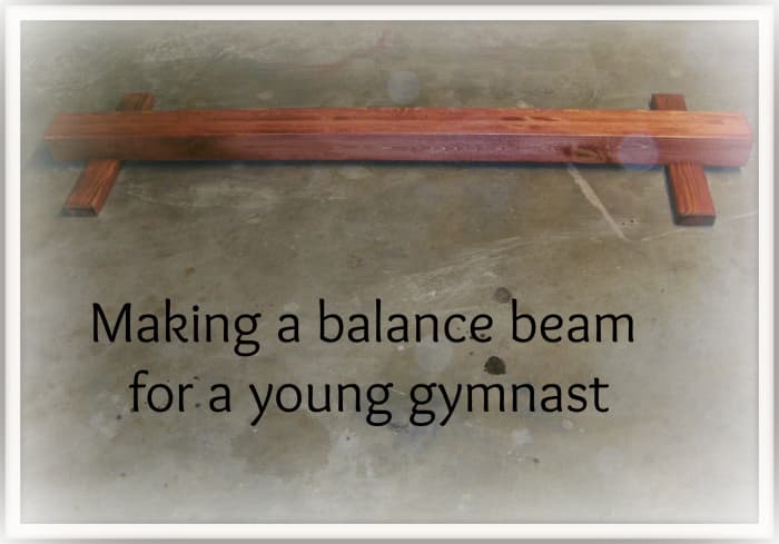 Young gymnasts need apparatus to practice on. Equipment that you can often make yourself to fit your needs and budget.