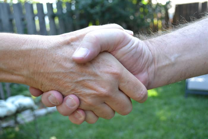The handshake is still a valuable part of an interpersonal business relationship.
