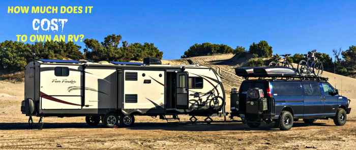 There are many hidden costs involved in owning a recreational vehicle.