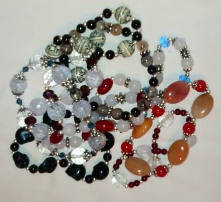 These little beaded bracelets are worth a billion dollars . . . in my own little world. In reality, I can get about $3 apiece for them.