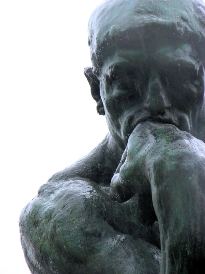 Rodin placed The Thinker atop the Gates of Hell, contemplating the moral destiny of humanity. Now, we must contemplate our moral destiny, and our survival as well.