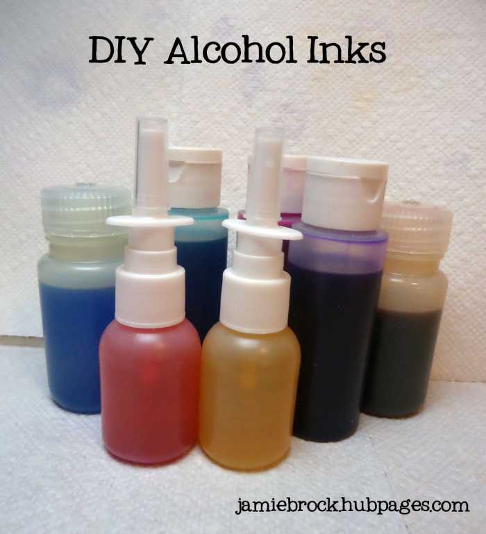 DIY Craft Supplies Make Your Own Alcohol Inks