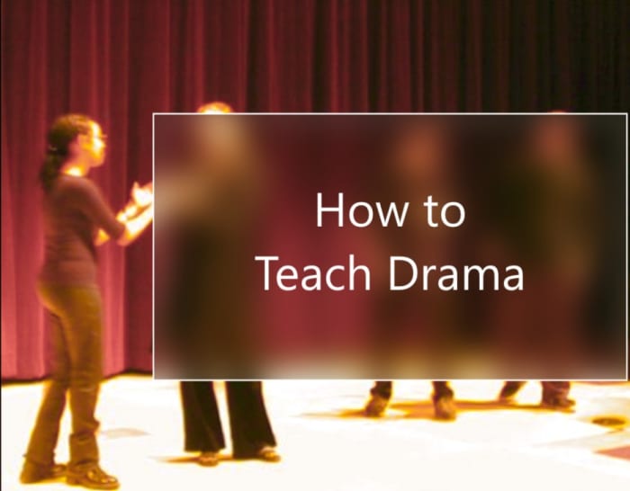 Students playing the popular improv game "Party Quirks"