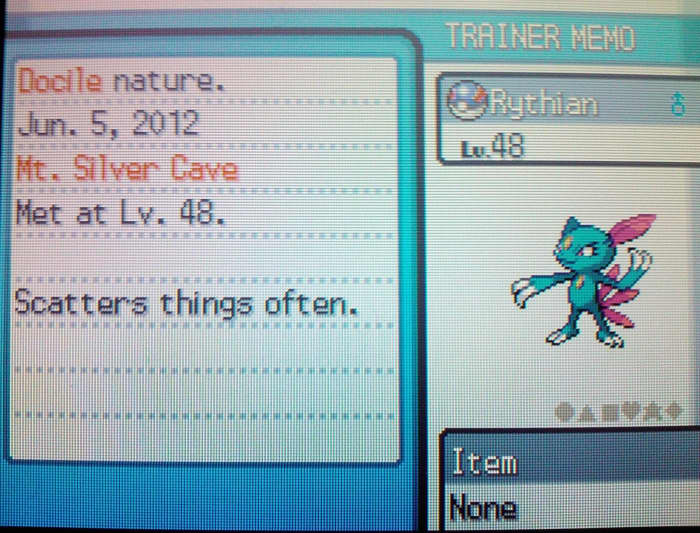 Sneasel are only found in certain locations, like Mt. Silver in "Pokemon: Soulsilver."