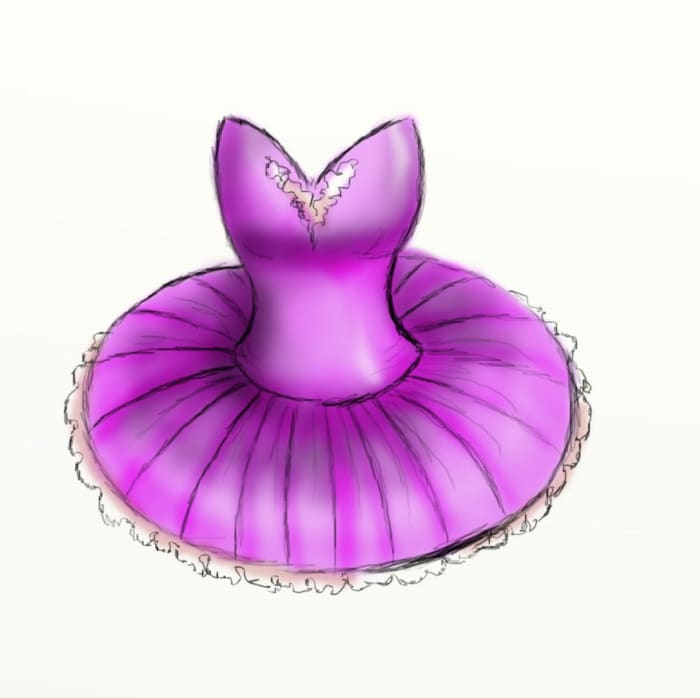 How to Draw a Tutu - FeltMagnet