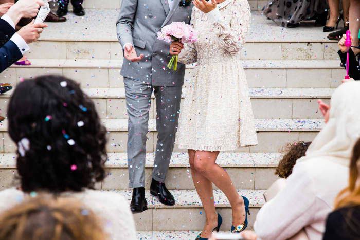 Struggling to find the right words to congratulate the bride and groom? Here are 50 messages—both funny and sincere—to inspire you.