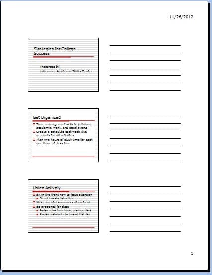 How to Print Handouts with Notes Using PowerPoint 2007 - HubPages