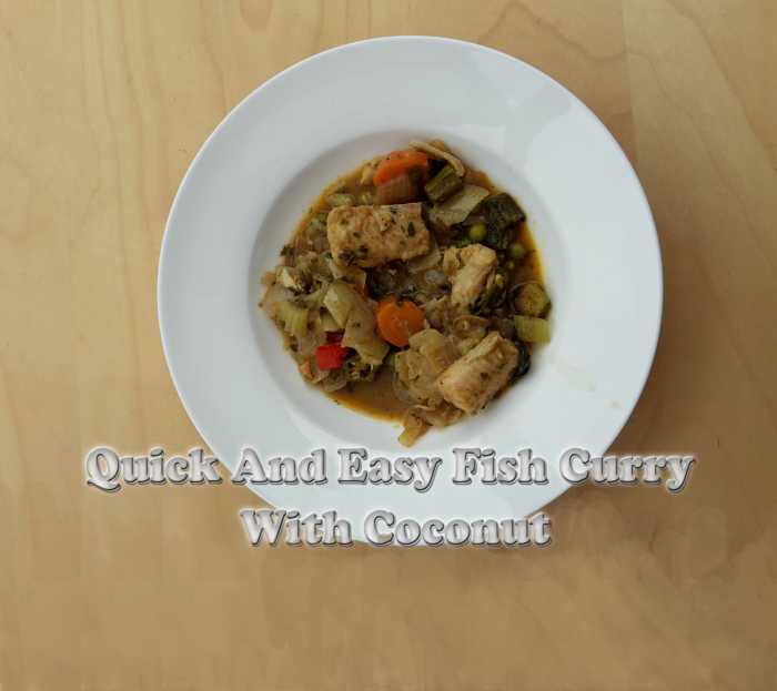 Eat your fish curry with rice and maybe roti or naan bread