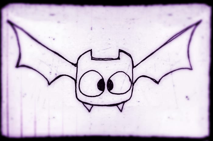 How to Draw a Cute Cartoon Bat: Easy Step-by-Step Tutorial - FeltMagnet