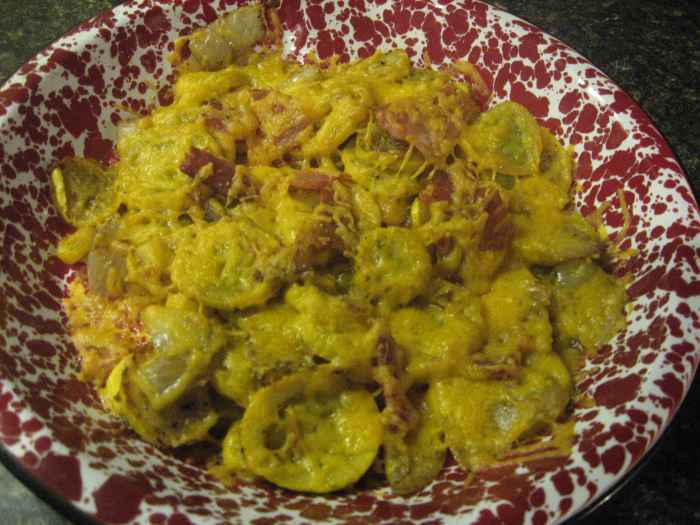 Sauteed squash—it's low-carb!