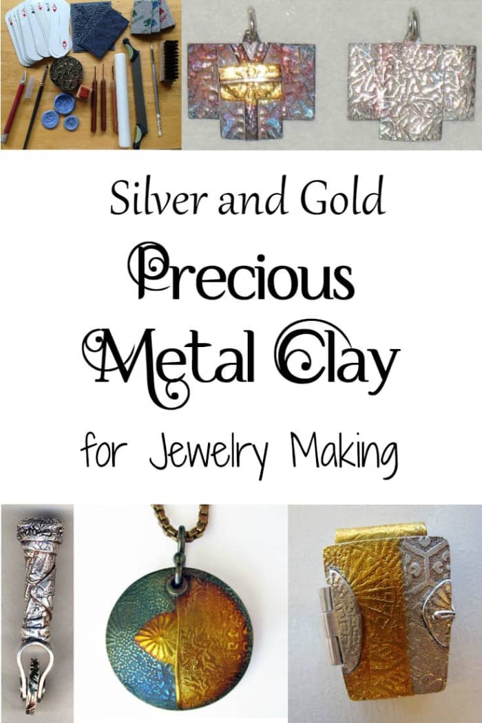 An introduction to precious metal clay (PMC, Art Clay Silver and Gold, etc.) for jewelry making by Margaret Schindel