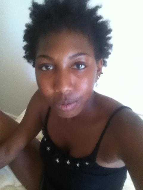 A TWA (teeny weeny afro) is a cute and easy hairstyle that meets military regulations.