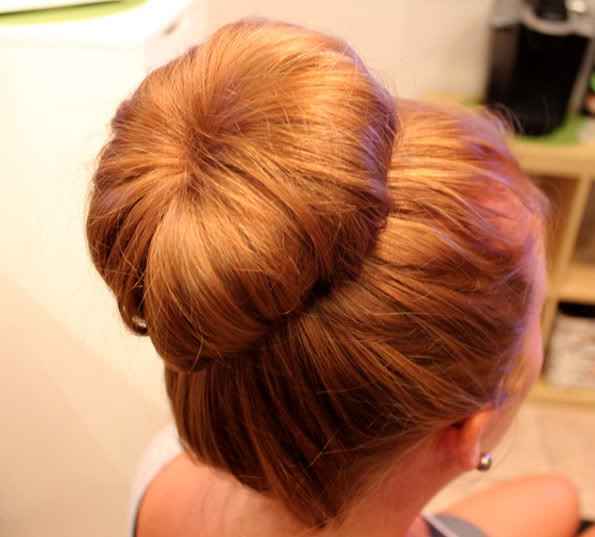High sock bun