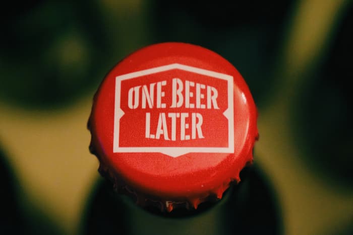 Alcohol is a known depressant. Heavy consumption may cause sadness and depression in certain individuals.
