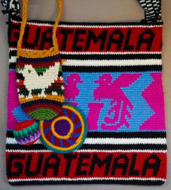 This a piece that was crocheted in Guatemala to sell to tourists. I wouldn't be able to part with it.