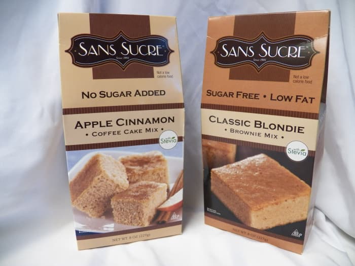 The unique box shape and brown and black label makes these easy to spot.
