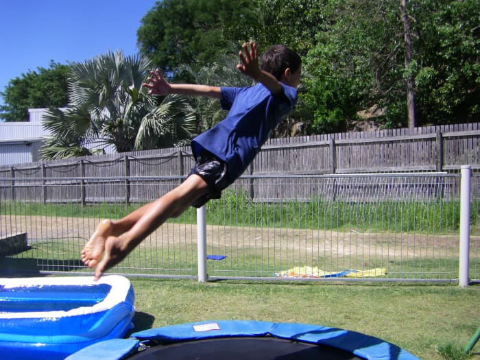 In full flight. Kids who are autistic or PPD are sometimes hyperactive and may have trouble staying on task.