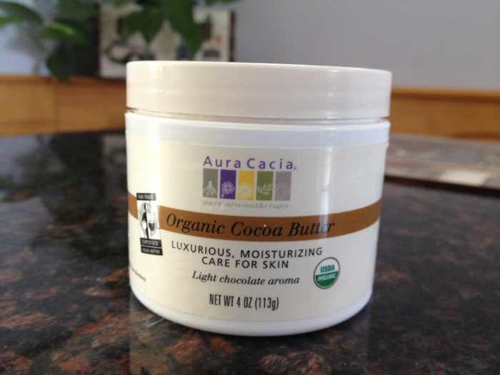 Cocoa butter has many benefits for skin and hair and it smells delicious!