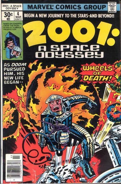 2001, The Comic Book: Yeah, THIS is what the movie was missing - giant flaming balls of Death!!