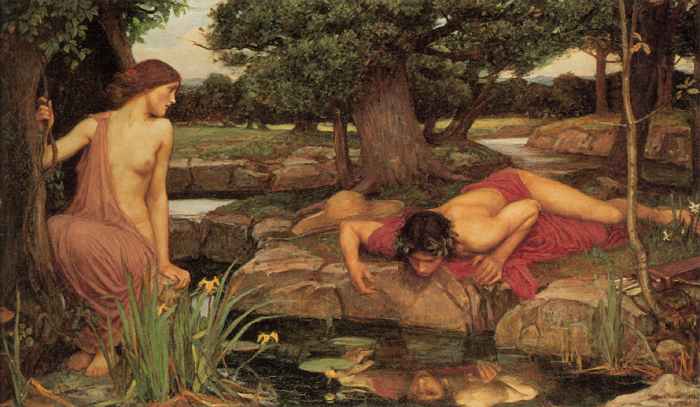 The term "narcissism" comes from the Greek myth of Narcissus, who couldn't resist his own reflection.
