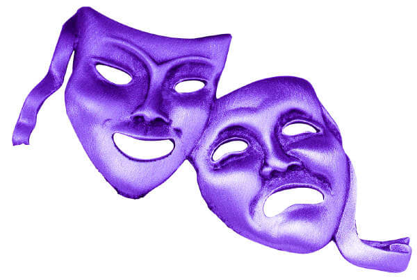 An interactive story is where you put on a mask and act out a role in order to understand and empathize better with the role.