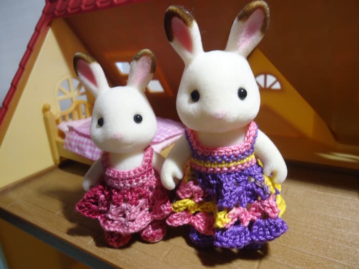 Mother Teri and Sister Freya Chocolate getting ready to go out for some mother-daughter time.