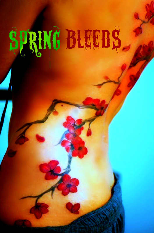 Spring bleeds in Paris, a direct translation of the chorus, "Der Frühling blutet in Paris." This signifies the pain in the narrative.