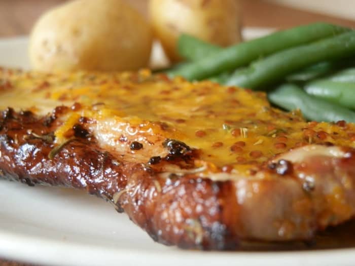 Grilled Honey Mustard Pork Chops Recipe: Quick and Easy - Delishably