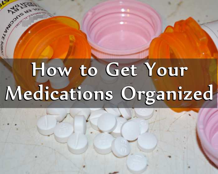 How to Get Your Medications Organized YouMeMindBody