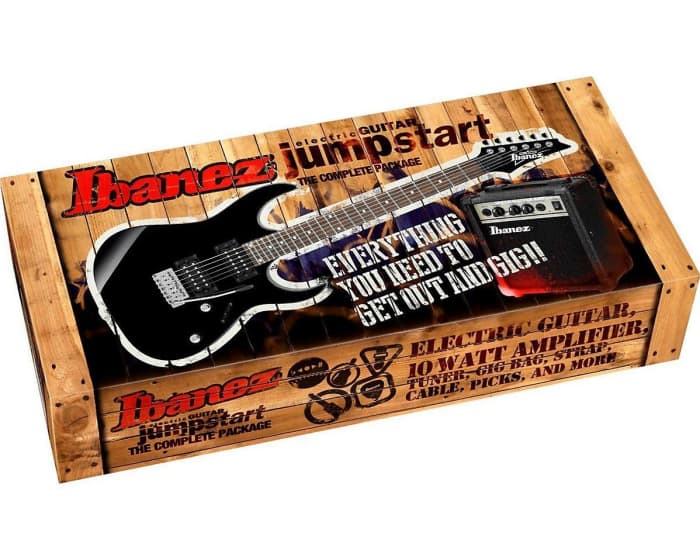 Guitar starter kits from quality brands like Ibanez give you everything you need to start playing, all in one package.