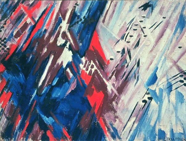 Michail Larionow, Rayonismus Rot und Blau 1911