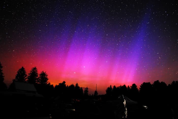 Aurora Borealis at Cherry Springs State Park, Pennsylvania - WanderWisdom