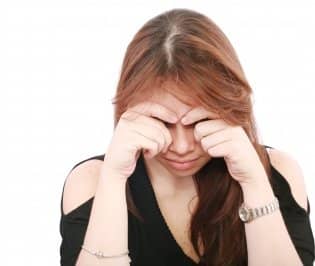 Start crying suddenly and excuse yourself, blaming personal reasons for your emotional outburst.