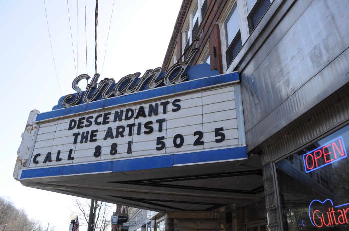 The historic Strand Theater in Seymour, Connecticut