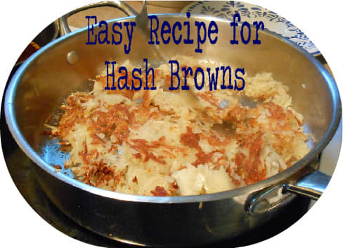 Learn to make crispy golden hash browns with this easy recipe. It makes perfect hash browns everytime!