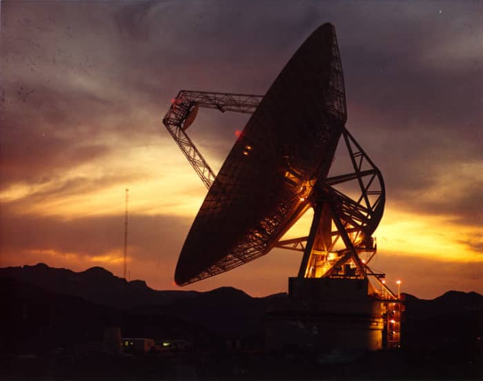 NASA's Deep Space Network provides the radio communications for all NASA's spacecraft. It is also utilized for radio astronomy and radar observations of the solar system and the universe. This communications system uses complex electronic circuit.