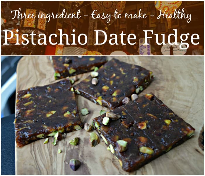 Dates and nuts are both superfoods. Combine them in one completely sugarless and healthy dessert and enjoy a guilt-free pistachio date fudge.