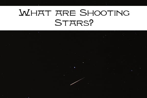 Shooting stars are an astronomical phenomenon occurring when a small meteor passes through the earth's atmosphere. (Image adapted by Becki Rizzuti.)
