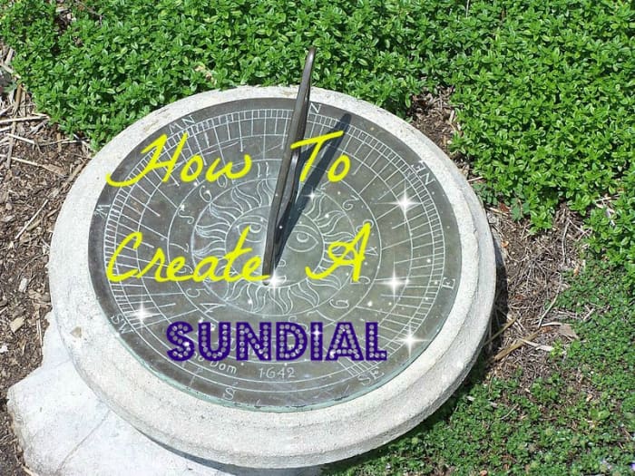 You will learn how to create a sundial with this step by step guide!
