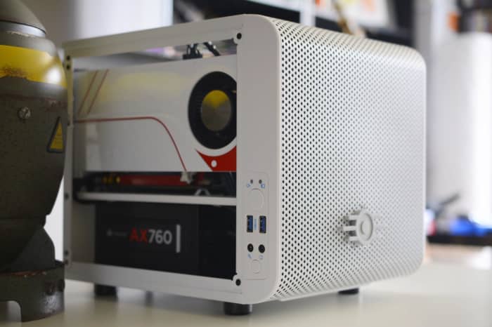 The Thermaltake Core V1 is available in white and black. The V21 has a slightly larger Micro ATX design along with a front panel window.