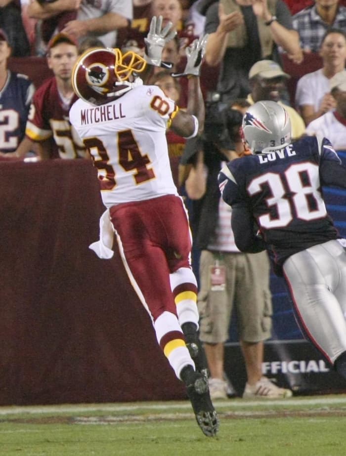 All of the NFL receivers to finish with 1,000+ yards and 50 or fewer catches.