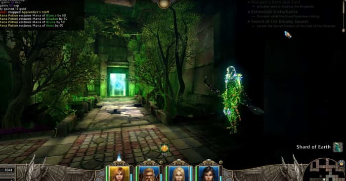 "Might and Magic X: Legacy" Elemental Forge Quest. reach the hidden enemy and the quest is almost completed.