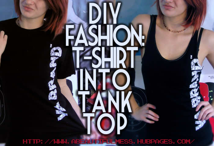 DIY Fashion: Make a T-Shirt Into a Tank Top - Bellatory