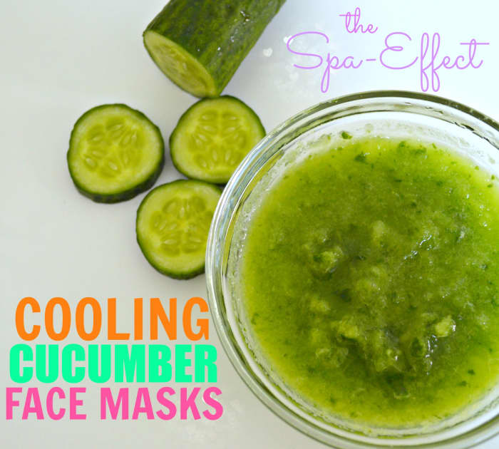 Ready to get a spa-effect right at home? Cooling cucumber face masks do just that! Treat skin problems with different cucumber face masks.